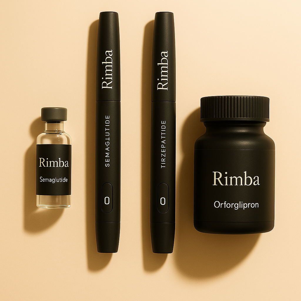 Rimba GLP-1 weight loss medication products